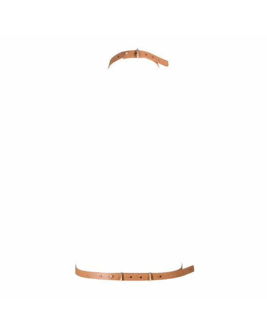 Портупея Bijoux Indiscrets MAZE - I Harness Brown, екошкіра, дуже стильна