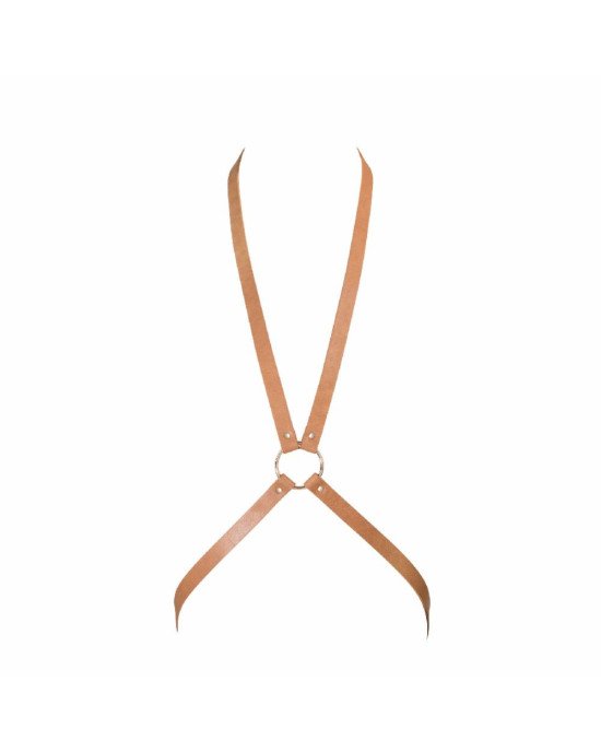 Портупея Bijoux Indiscrets MAZE - 8 Harness Brown, екошкіра