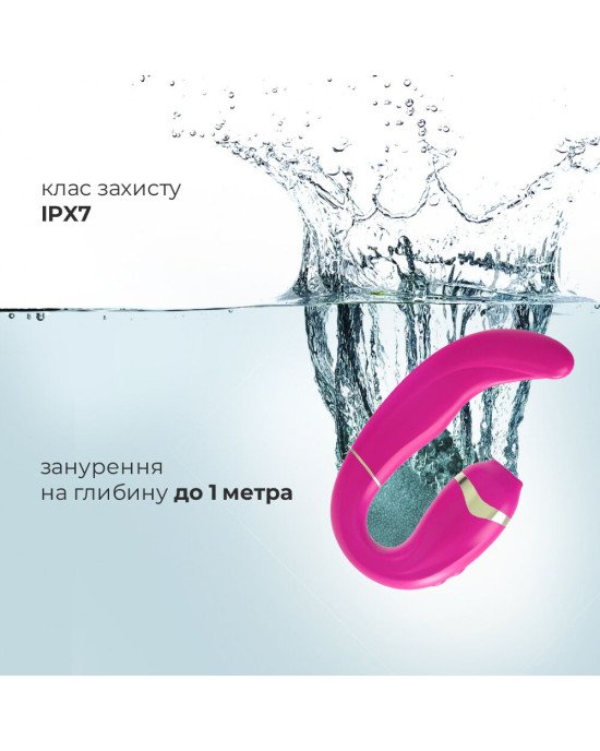 Пульсатор із вакуумною стимуляцією клітора Adrien Lastic My G (Pink) Пульсатор із вакуумною стимуляцією клітора Adrien Lastic My G (Pink)
