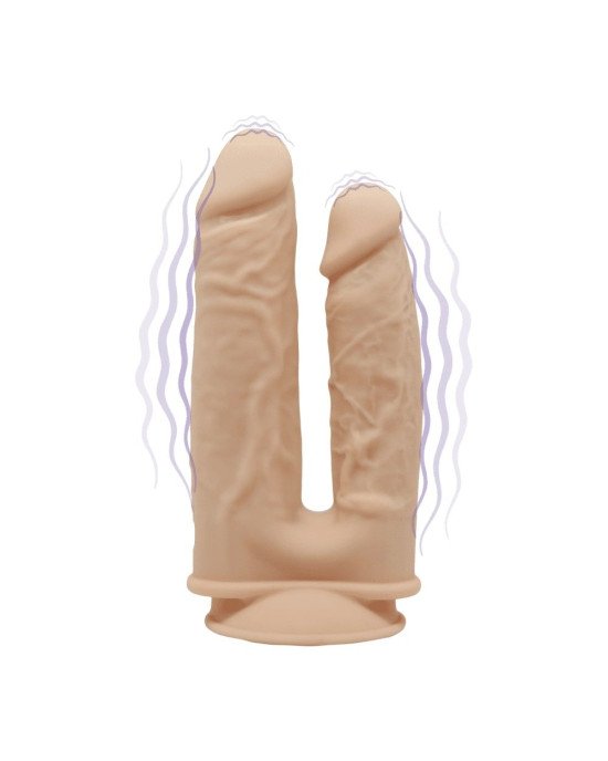 Фалоімітатор подвійний з вібрацією SilexD Double Gusto Flesh Motor (Model 1 size 8 Фалоімітатор подвійний з вібрацією SilexD Double Gusto Flesh Motor (Model 1 size 8