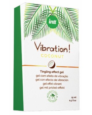 Рідкий вібратор Intt Vibration Coconut Vegan (15 мл) Рідкий вібратор Intt Vibration Coconut Vegan (15 мл)