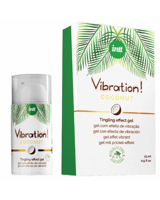 Рідкий вібратор Intt Vibration Coconut Vegan (15 мл) Рідкий вібратор Intt Vibration Coconut Vegan (15 мл)