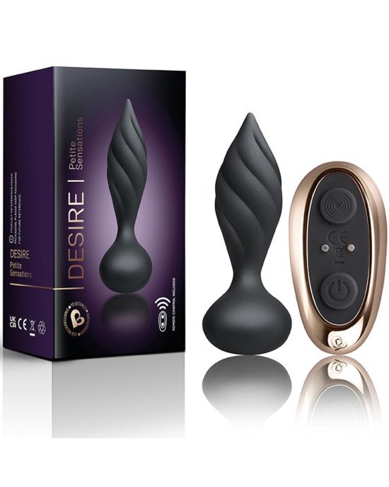 Анальна вібропробка Rocks Off Petite Sensations – Desire Black Анальна вібропробка Rocks Off Petite Sensations – Desire Black