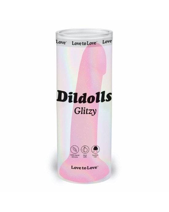 Фалоімітатор з блискітками Love To Love DILDOLLS - GLITZY ультрам'який Фалоімітатор з блискітками Love To Love DILDOLLS - GLITZY ультрам'який