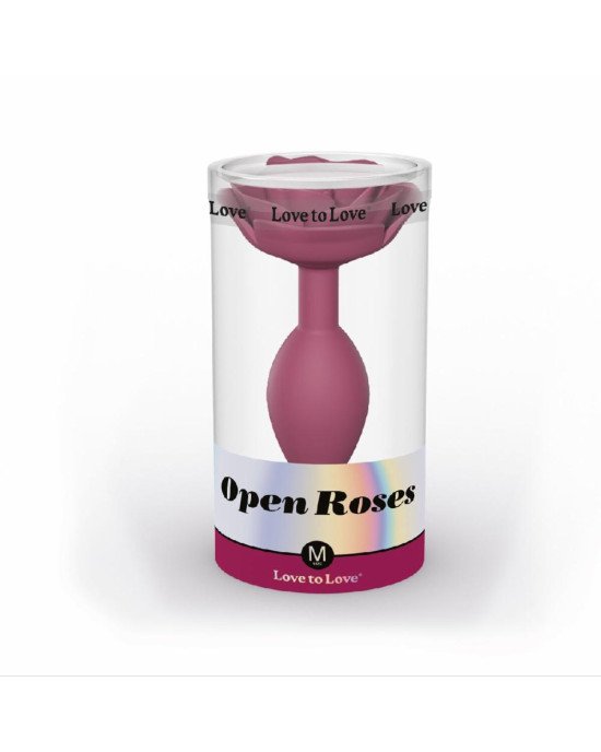 Силіконова анальна пробка Love To Love OPEN ROSES M SIZE - PLUM STAR Силіконова анальна пробка Love To Love OPEN ROSES M SIZE - PLUM STAR
