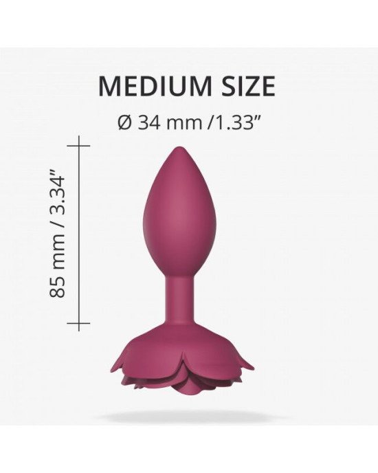 Силіконова анальна пробка Love To Love OPEN ROSES M SIZE - PLUM STAR Силіконова анальна пробка Love To Love OPEN ROSES M SIZE - PLUM STAR