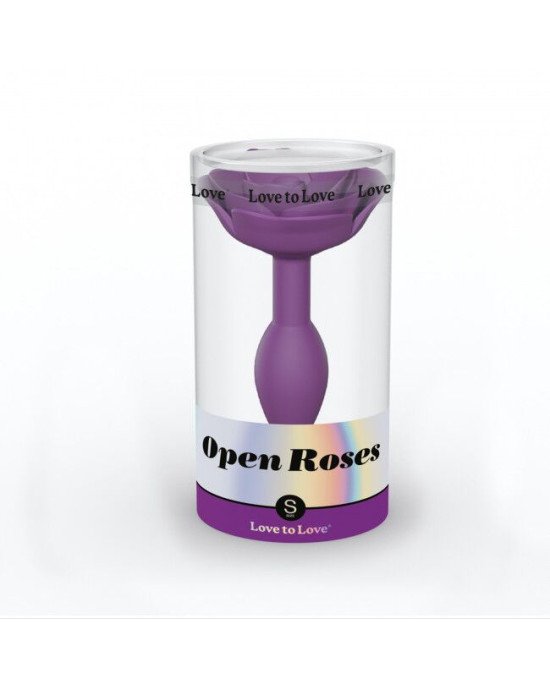 Силіконова анальна пробка Love To Love OPEN ROSES S SIZE - PURPLE RAIN Силіконова анальна пробка Love To Love OPEN ROSES S SIZE - PURPLE RAIN