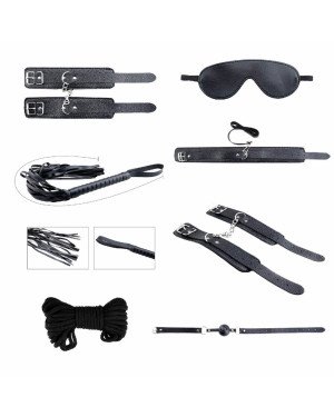 Набір аксесуарів БДСМ Alive Secret Desires Black Kit (8 pcs)
