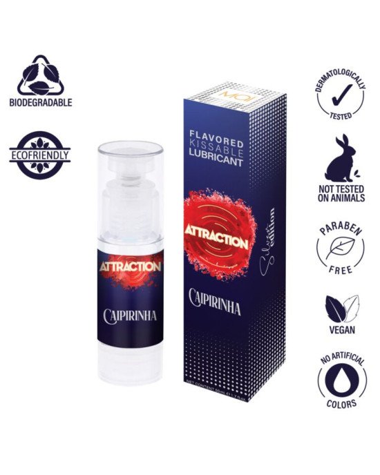 Розпродаж!!! Змазка для орального сексу MAI Attraction Caipirinha (50 мл) (термін 09.2026) Розпродаж!!! Змазка для орального сексу MAI Attraction Caipirinha (50 мл) (термін 09.2026)