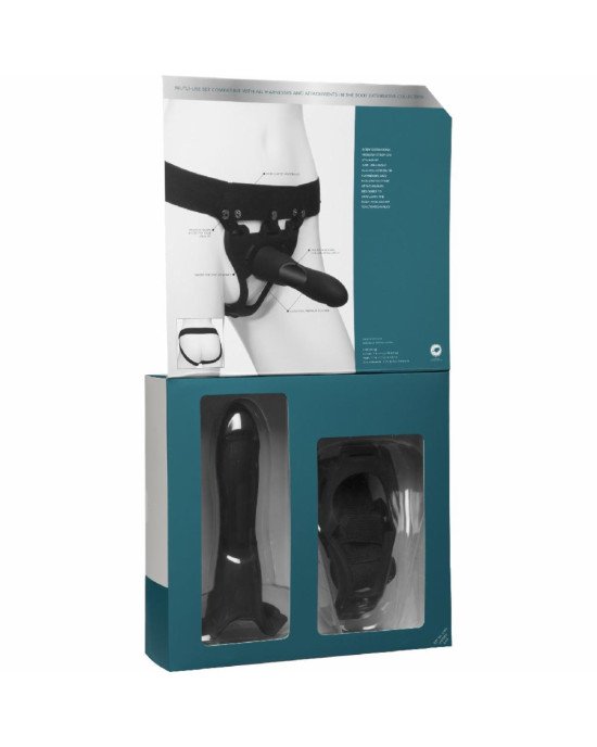 Страпон унісекс Doc Johnson Body Extensions – Be Strong, порожня насадка Страпон унісекс Doc Johnson Body Extensions – Be Strong, порожня насадка