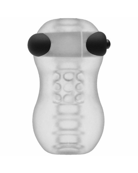 Мастурбатор з віброкулею Doc Johnson GoodHead – Vibrating Helping Head Pro – Frost Мастурбатор з віброкулею Doc Johnson GoodHead – Vibrating Helping Head Pro – Frost