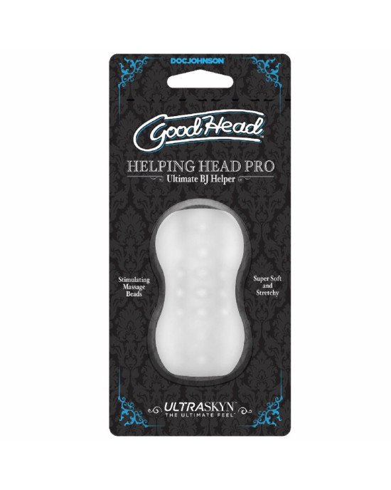 Мастурбатор Doc Johnson GoodHead – Helping Head Pro – Frost Мастурбатор Doc Johnson GoodHead – Helping Head Pro – Frost