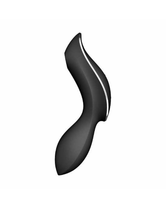 Вакуумний стимулятор з вібрацією Satisfyer Curvy Trinity 2 Black