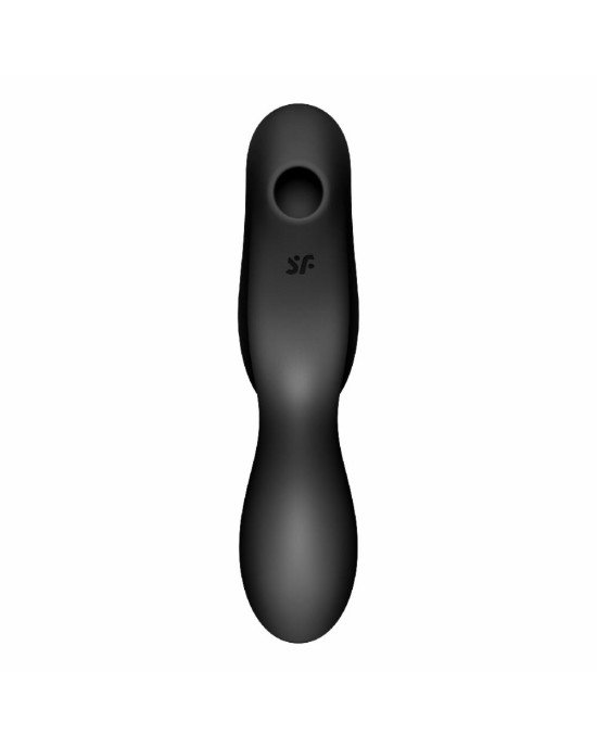 Вакуумний стимулятор з вібрацією Satisfyer Curvy Trinity 2 Black