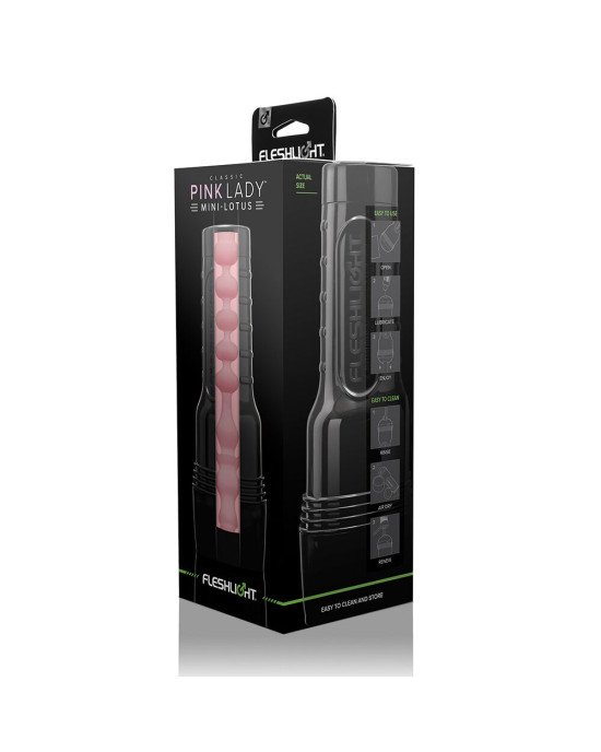 Мастурбатор-вагіна Fleshlight Pink Lady Mini-Lotus Нова текстура Мастурбатор-вагіна Fleshlight Pink Lady Mini-Lotus Нова текстура