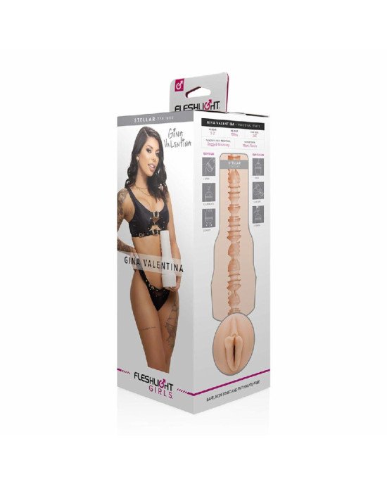 Мастурбатор Fleshlight Girls: Gina Valentina — Stellar зі зліпка вагіни, дуже ніжний Мастурбатор Fleshlight Girls: Gina Valentina — Stellar зі зліпка вагіни, дуже ніжний