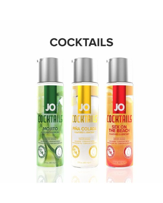 Лубрикант на водній основі System JO Cocktails - Mojito без цукру, рослинний гліцерин (60 мл)