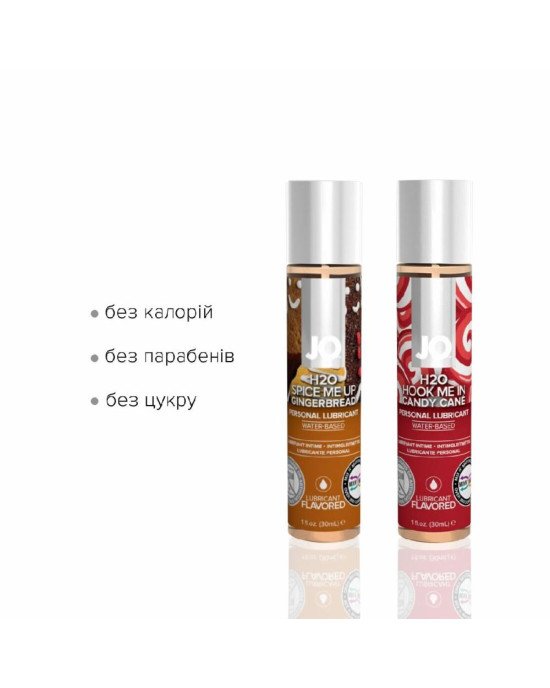 Набір лубрикантів System JO Naughty or Nice Gift Set – Candy Cane & Gingerbread (2×30 мл) Набір лубрикантів System JO Naughty or Nice Gift Set – Candy Cane & Gingerbread (2×30 мл)