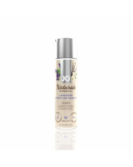 Масажна олія System JO - Naturals Massage Oil - Lavender & Vanilla з натуральними ефірними оліями (1 Масажна олія System JO - Naturals Massage Oil - Lavender & Vanilla з натуральними ефірними оліями (1