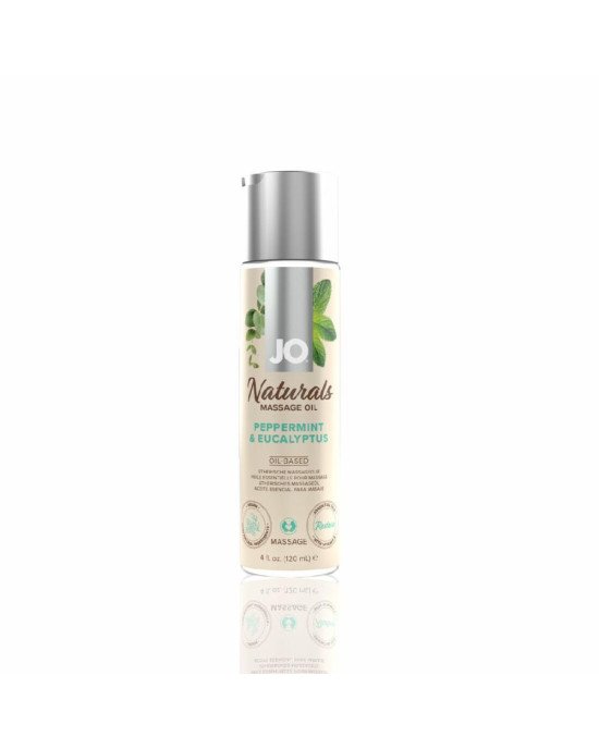 Масажна олія System JO - Naturals Massage Oil - Peppermint & Eucalyptus з натуральними ефірними олія Масажна олія System JO - Naturals Massage Oil - Peppermint & Eucalyptus з натуральними ефірними олія