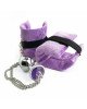 Наручники з металевою анальною пробкою Art of Sex Handcuffs with Metal Anal Plug size M Purple Наручники з металевою анальною пробкою Art of Sex Handcuffs with Metal Anal Plug size M Purple