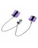 Наручники з металевою анальною пробкою Art of Sex Handcuffs with Metal Anal Plug size M Purple Наручники з металевою анальною пробкою Art of Sex Handcuffs with Metal Anal Plug size M Purple