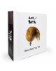 Металева анальна пробка з хвостом із натурального хутра Art of Sex size M Red fox Металева анальна пробка з хвостом із натурального хутра Art of Sex size M Red fox