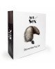 Силіконова анальна пробка з хвостом із натурального хутра Art of Sex size M Artctic fox Силіконова анальна пробка з хвостом із натурального хутра Art of Sex size M Artctic fox