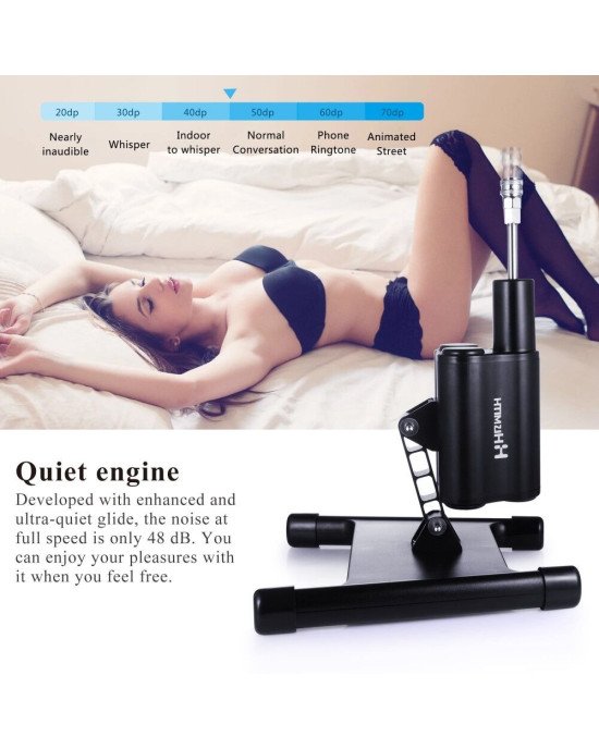 Смарт секс-машина Hismith AK-03 Sex Machine APP з фалоімітатором, особливо стійка, не потребує склад Смарт секс-машина Hismith AK-03 Sex Machine APP з фалоімітатором, особливо стійка, не потребує склад