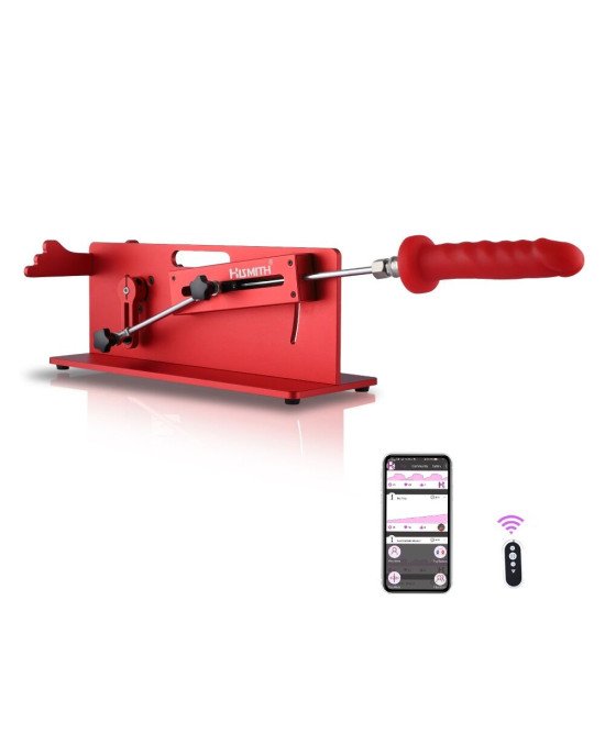 Смарт секс-машина Hismith Table Top 2.0 Pro APP Red, настільна версія Смарт секс-машина Hismith Table Top 2.0 Pro APP Red, настільна версія