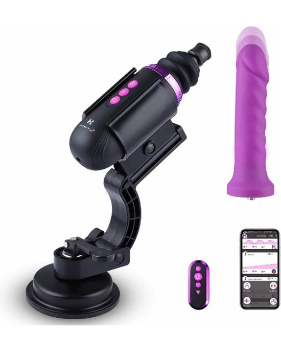 Міні секс-машина Hismith Mini Capsule Sex-Machine with Strong Suction APP, потужна, перезаряджувана Міні секс-машина Hismith Mini Capsule Sex-Machine with Strong Suction APP, потужна, перезаряджувана