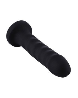 Силіконовий фалоімітатор для секс-машин Hismith 7.1″ Anal Dildo Black, система KlicLok