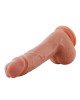 Ультрареалістичний фалоімітатор для секс-машин Hismith 8.3″ 2-layers Silicone Flesh Dildo, 2-шаровий