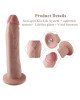 Фалоімітатор 10.2″ з вібрацією для секс-машин Hismith Silicone Dildo with Vibe, KlicLok, пульт ДК