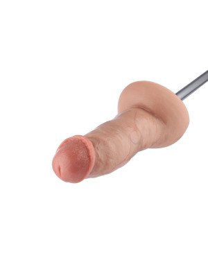 Гіперреалістичний фалоімітатор для секс-машин Hismith Hyper Realistic Silicone Dildo, KlicLok