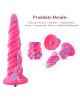 Фантазійний фалоімітатор 10.12″ для секс-машин Hismith Silicone Dildo rose Monster Series, KlicLok Фантазійний фалоімітатор 10.12″ для секс-машин Hismith Silicone Dildo rose Monster Series, KlicLok