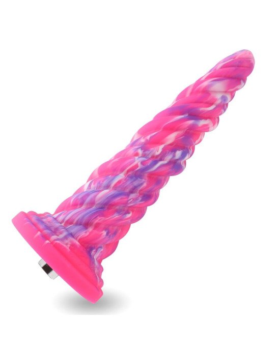 Фантазійний фалоімітатор 10.12″ для секс-машин Hismith Silicone Dildo rose Monster Series, KlicLok Фантазійний фалоімітатор 10.12″ для секс-машин Hismith Silicone Dildo rose Monster Series, KlicLok