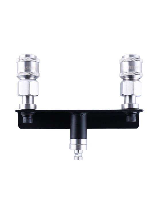 Подвійний конектор для секс-машин Hismith Quick Connector Adapter with Double Head, система KlicLok Подвійний конектор для секс-машин Hismith Quick Connector Adapter with Double Head, система KlicLok