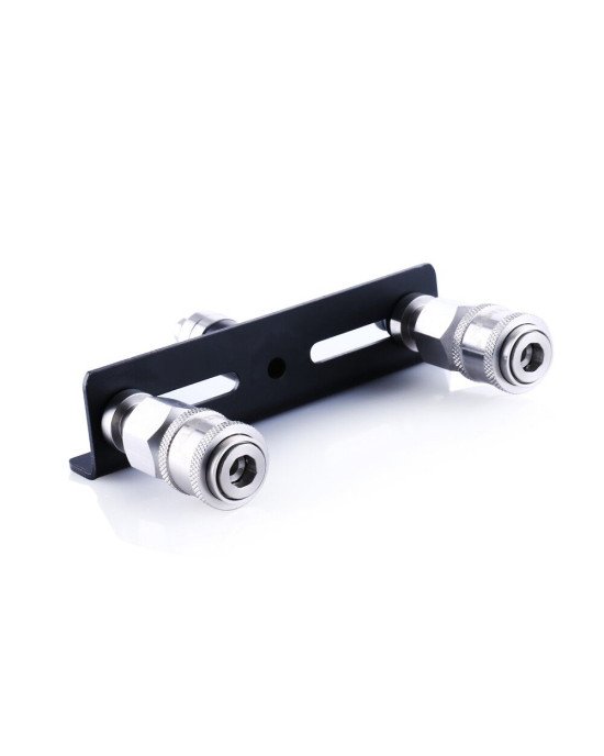 Подвійний конектор для секс-машин Hismith Quick Connector Adapter with Double Head, система KlicLok Подвійний конектор для секс-машин Hismith Quick Connector Adapter with Double Head, система KlicLok