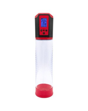 Автоматична вакуумна помпа Men Powerup Passion Pump Red, LED-табло, перезаряджувана, 8 режимів
