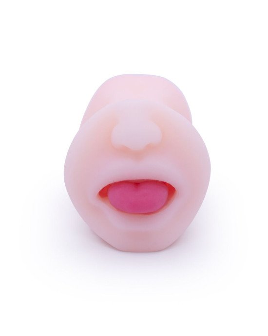 Двосторонній мастурбатор Men Powerup Eroticism: вагіна та ротик