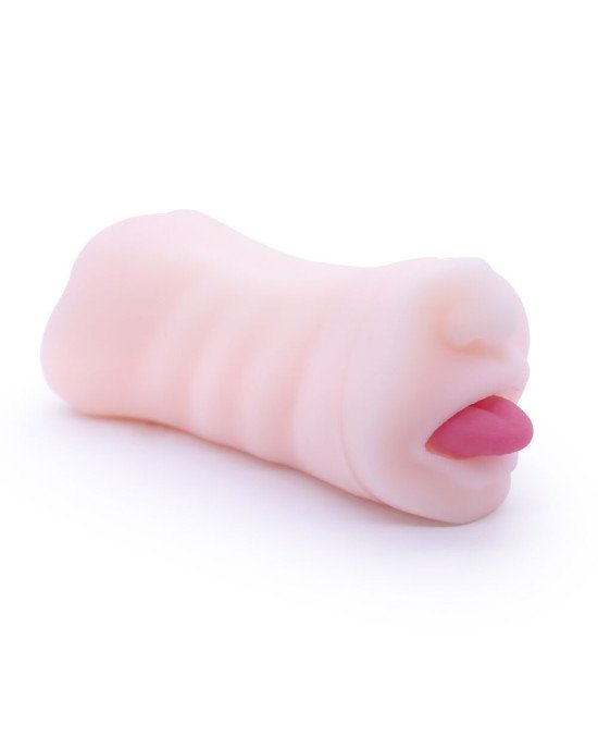 Двосторонній мастурбатор Men Powerup Eroticism: вагіна та ротик
