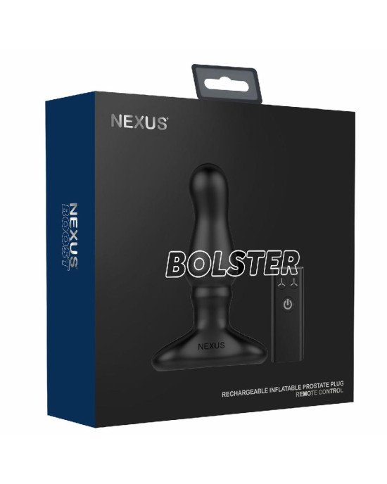Анальна вібропробка Nexus Bolster з надувною головкою для чоловіків, пульт ДК