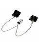 Наручники з металевою анальною пробкою Art of Sex Handcuffs with Metal Anal Plug size M Black Наручники з металевою анальною пробкою Art of Sex Handcuffs with Metal Anal Plug size M Black