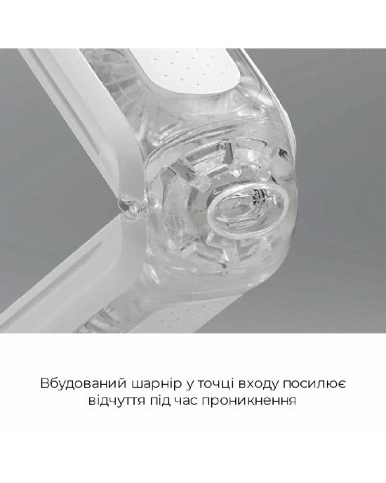 Мастурбатор Tenga Flip Zero Gravity White, змінна інтенсивність стимуляції, розкладний Мастурбатор Tenga Flip Zero Gravity White, змінна інтенсивність стимуляції, розкладний