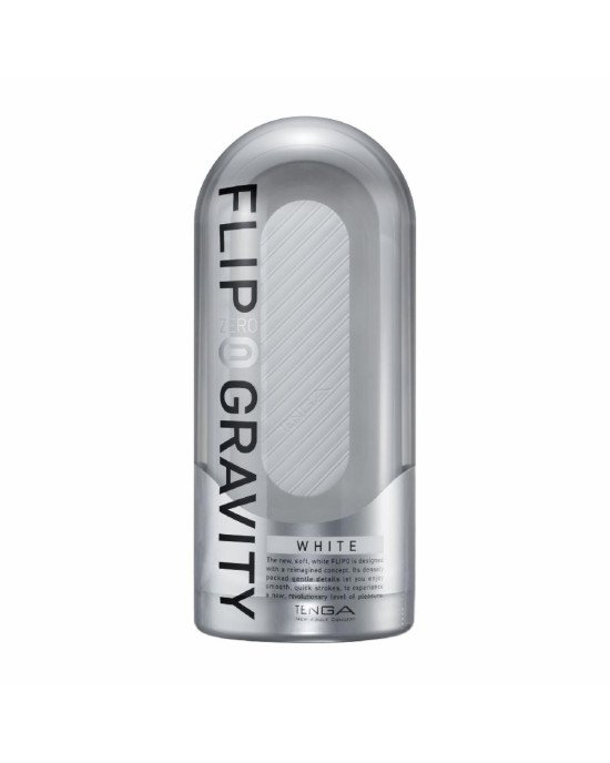 Мастурбатор Tenga Flip Zero Gravity White, змінна інтенсивність стимуляції, розкладний Мастурбатор Tenga Flip Zero Gravity White, змінна інтенсивність стимуляції, розкладний