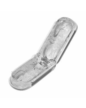 Мастурбатор Tenga Flip Zero Gravity White, змінна інтенсивність стимуляції, розкладний