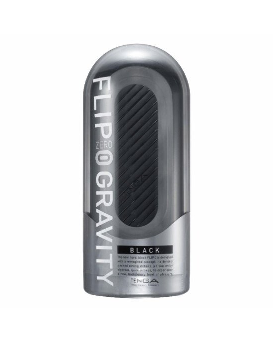 Мастурбатор Tenga Flip Zero Gravity Black, змінна інтенсивність стимуляції, розкладний Мастурбатор Tenga Flip Zero Gravity Black, змінна інтенсивність стимуляції, розкладний