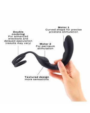 Масажер простати Dorcel P-Ring з ерекційним кільцем та пультом ДК Масажер простати Dorcel P-Ring з ерекційним кільцем та пультом ДК