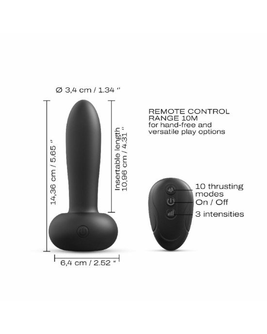 Універсальний пульсатор Dorcel DEEP THRUST, пульт ДК Універсальний пульсатор Dorcel DEEP THRUST, пульт ДК